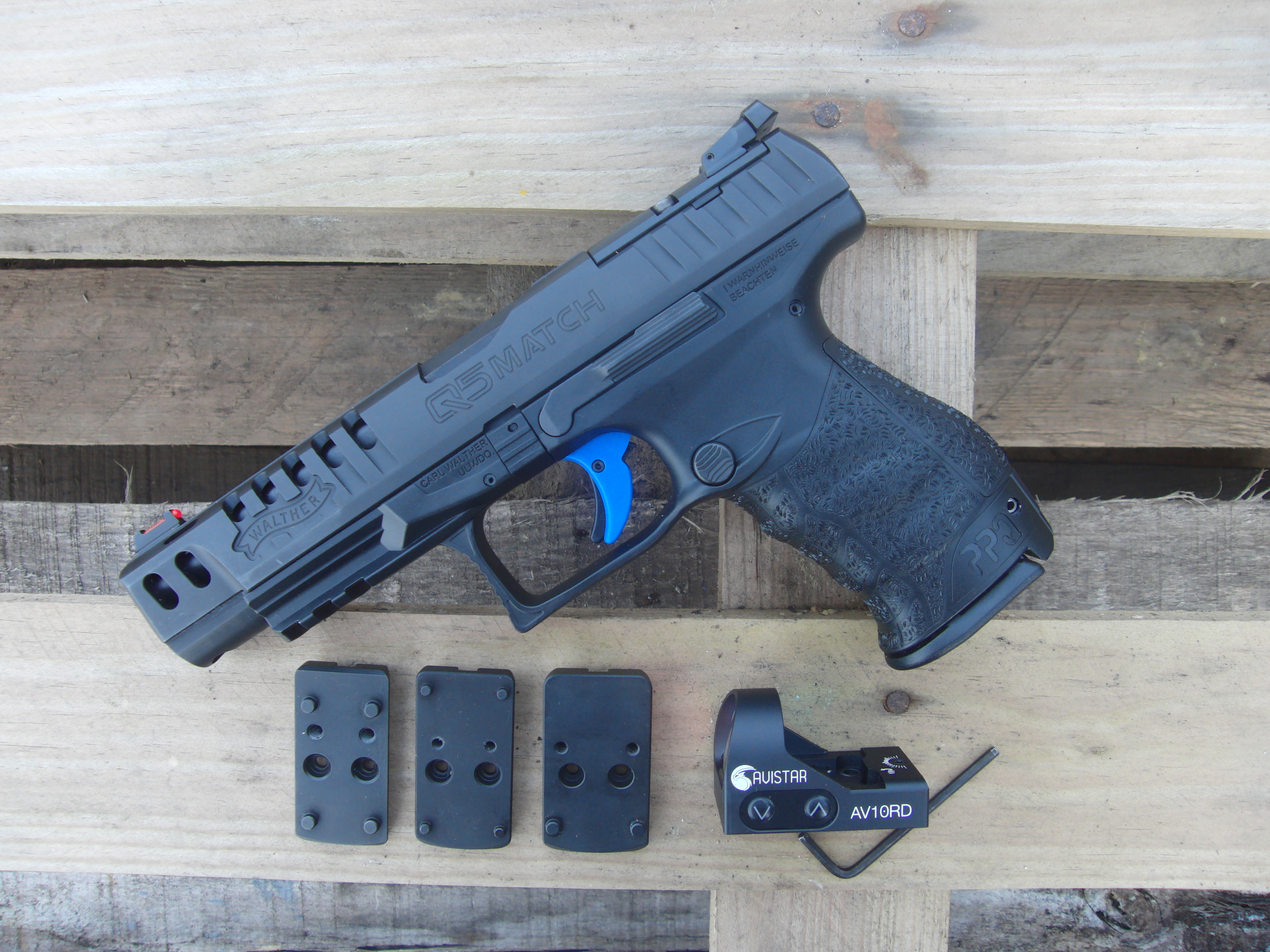Walther Q5 Match - Sistema de Pletinas